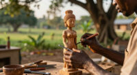 Yoruba Goddess Honored With Divine Sculptures In ỌṣUn-Òṣogbo Grove