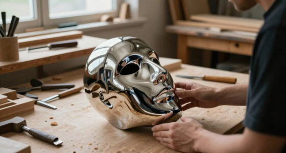 Reflections Dazzle In The Hyperrealistic Chrome Faces Of Kip Omolade’s Vivid Portraits