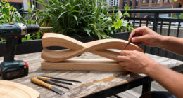 A Twisted Sculpture Lands On Manhattan's High Line