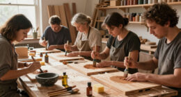 Four Artists Exploring Sustainable Alternatives To Synthetic Art Supplies