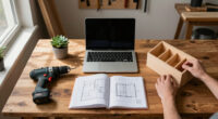 Her Home Office Is In An Unexpected Location — Now It's Clutter-Free