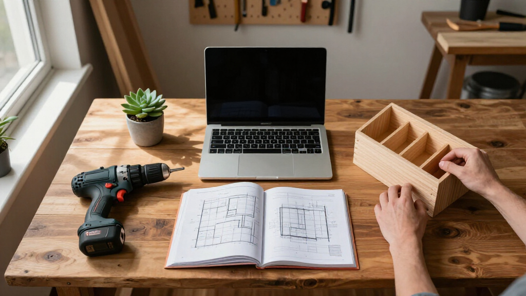 Her Home Office Is In An Unexpected Location — Now It's Clutter-Free