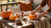 How To Make Orange Fall Decor Look Cozy, Not "Tacky"