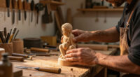 Through Carved Wooden Assemblages, Daniel Minter Communes With The Spiritual