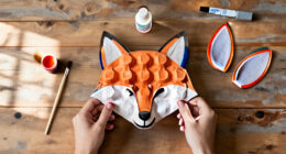 Don't Toss Your Egg Cartons — Reuse Them For Adorable Fox-Themed Fall Decor