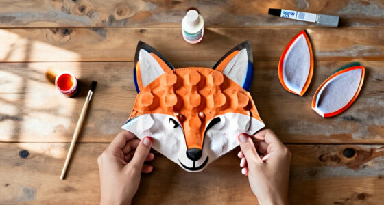 Don't Toss Your Egg Cartons — Reuse Them For Adorable Fox-Themed Fall Decor