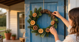 Forget Pricey Wreaths: Decorate Your Door With A Cheaper DIY That Adds A Rustic Touch