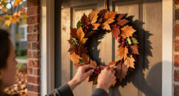 Not Pumpkins Or Blowups: A Charming Way To Decorate Your Front Door For Fall