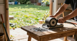 Not Stationary Bench Grinders: Sharpen Lawn Mower Blades With A Durable Alternative