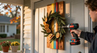 Not Wreaths: The More Unique Way To Decorate A Front Door For The Changing Seasons