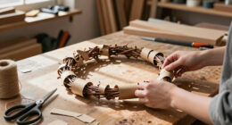 Save Scrap Paper To Craft An Easy, Rustic Wreath