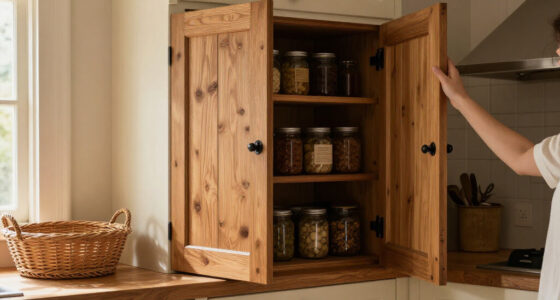 Skip Traditional Pantry Doors: There's A Cuter Way To Add A Rustic Touch To A Kitchen