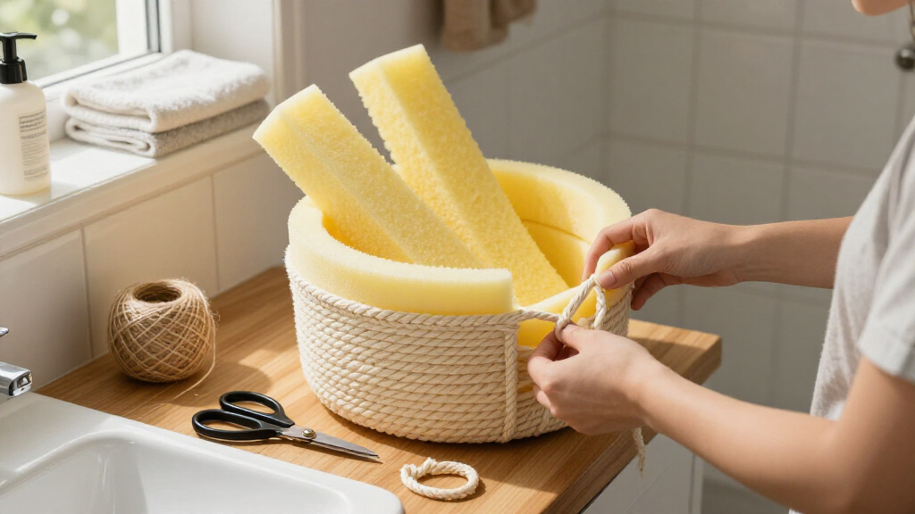 Upcycle Dollar Tree Pool Noodles Into Gorgeous Bathroom Decor With This Clever DIY