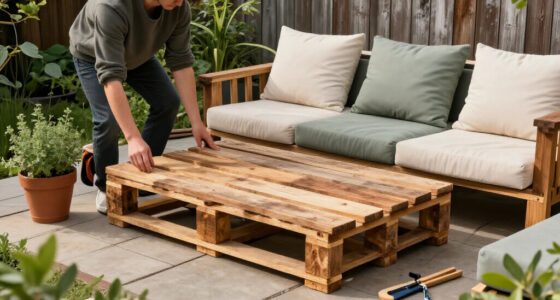 Upcycler Transforms Old Wood Pallets Into An Outdoor Oasis