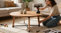 Woman Turns An Amazon Find Into An Elegant Coffee Table On A Budget