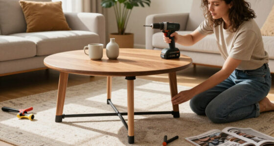 Woman Turns An Amazon Find Into An Elegant Coffee Table On A Budget
