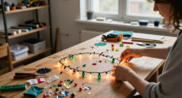 Woman Turns Leftover Craft Supplies Into Adorable And Colorful Fairy Lights