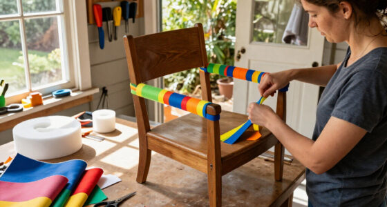 Woman Uses Pool Noodles To Transform An Old Chair Into A Cozy Piece Of Furniture